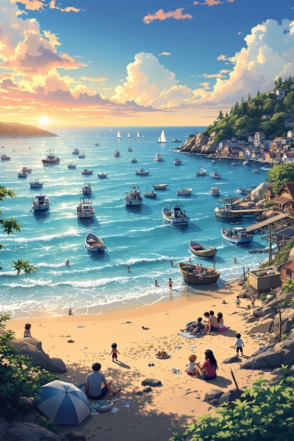 海边的小镇 封面