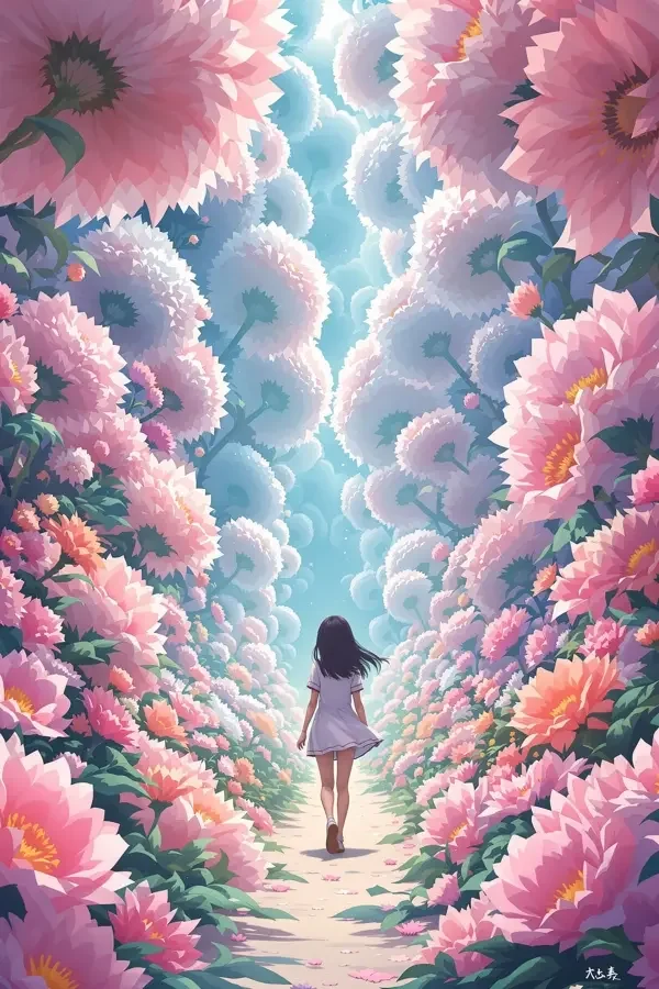 花与梦的迷宫 封面